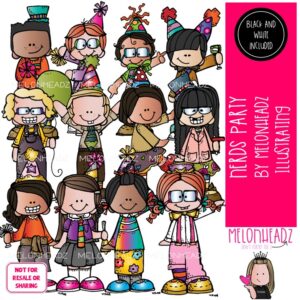 Nerds clip art, Party clip art COMBO PACK