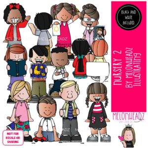 Nursery clip art Set 2, Toddler clip art, LDS clip art COMBO PACK