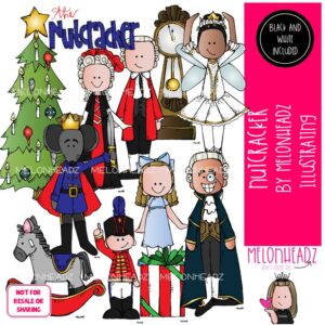 Nutcracker clip art, Christmas clip art, Ballet clip art COMBO PACK