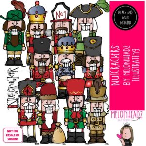 Nutcrackers clip art, Christmas clip art COMBO PACK