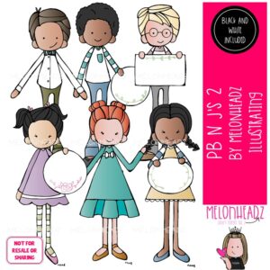 PB n Js clip art 2, kids Mini