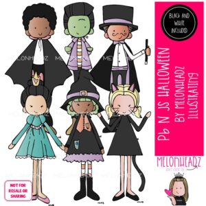 PB n Js clip art, Halloween Mini