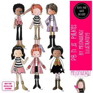 PB n Js clip art. Pirates Mini