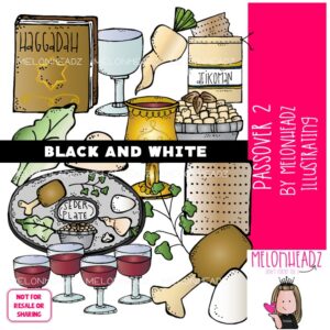 Passover clip art 2, Bible BLACK AND WHITE