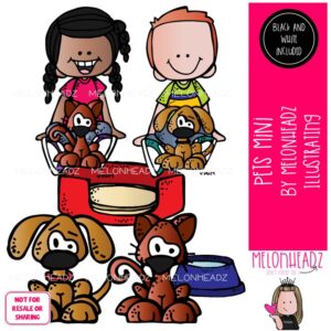 Pets clip art, dog, cat Mini 