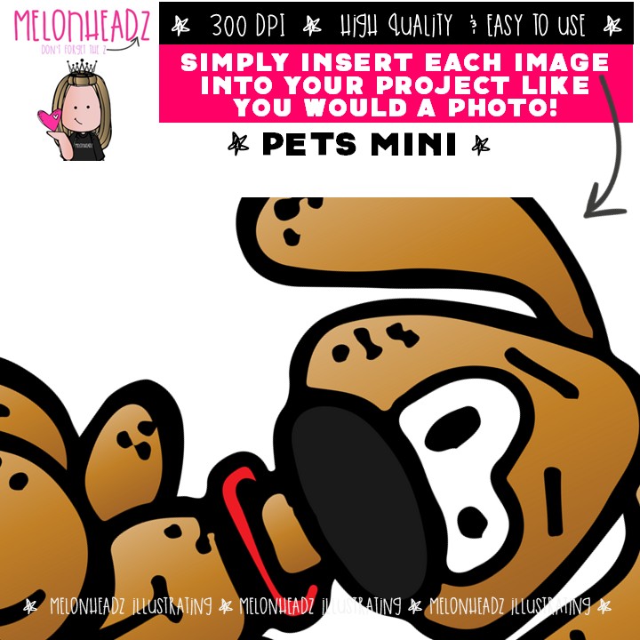 Pets clip art, dog, cat Mini - Image 3