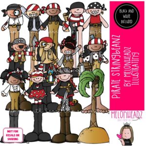 Pirate clip art, Stringbeanz COMBO PACK