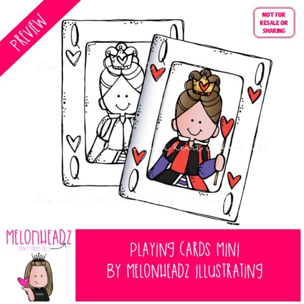 Playing Cards clip art - Mini - Image 2