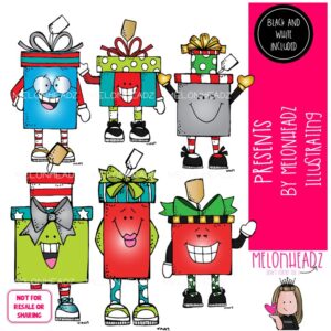 Presents clip art, Christmas clip art Mini