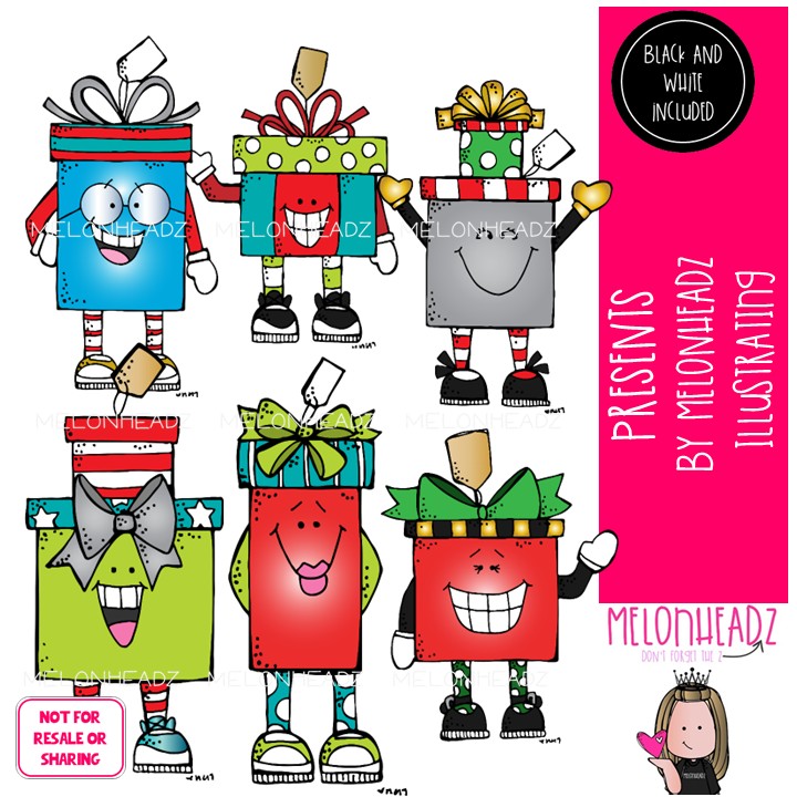 Presents clip art, Christmas clip art Mini