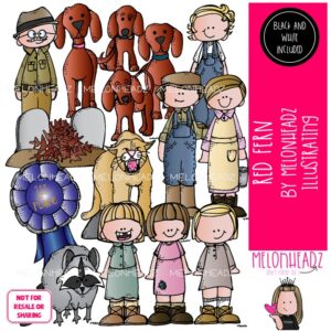 Where the Red Fern Grows clip art, literature, book companion COMBO PACK