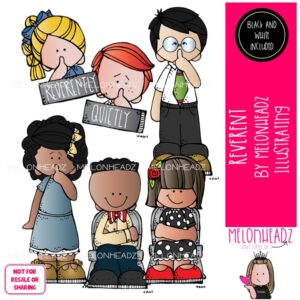 Reverent clip art, quiet, hush, LDS Mini