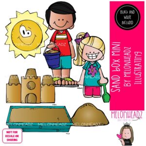 Sand Box Mini clip art, play, outdoors Mini