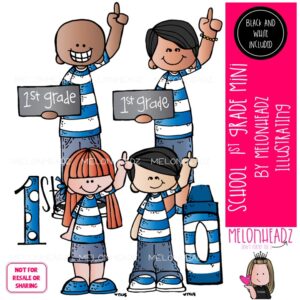 School clip art, 1st (First) Grade Mini