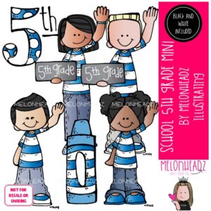 School clip art, 5th (fifth) grade Mini
