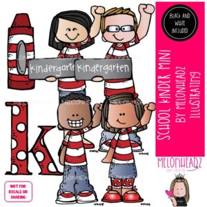 School clip art, Kindergarten Mini