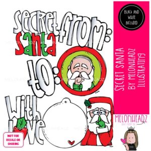 Secret Santa clip art - Mini