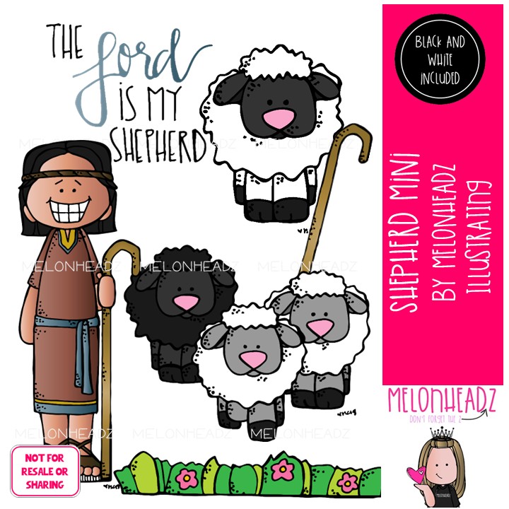 Shepherd clip art, LDS, Christian, Bible Mini