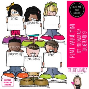 Place Value clip art, Math clip art Mini