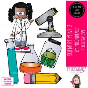 Scientist clip art 2, science, beaker Mini