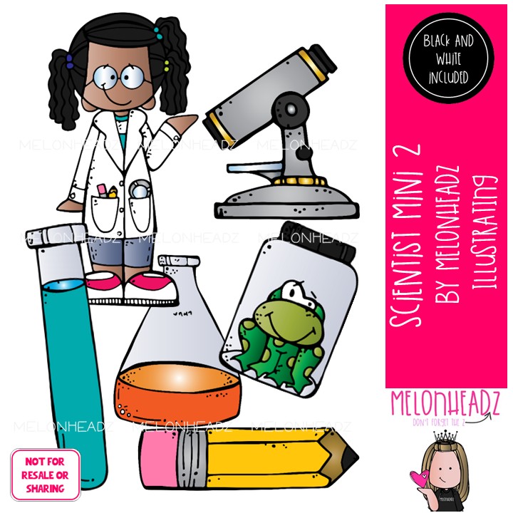 Scientist clip art 2, science, beaker Mini