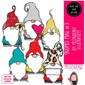 Gnomes 3 clip art, dwarf Mini