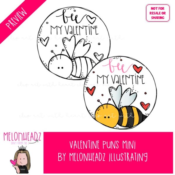 Valentine Puns clip art - Mini - Image 2