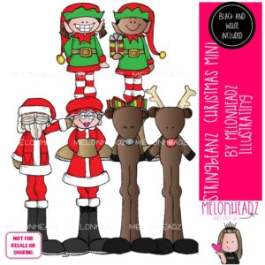 Stringbeanz clip art, Christmas clip art, Santa clip art Mini