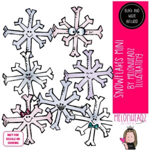 Snowflakes clip art, Winter clip art, Weather clip art Mini