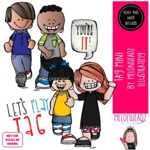 Tag clip art, recess, play Mini