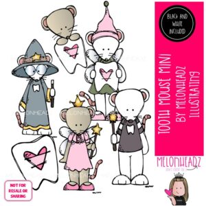Tooth Mouse clip art, dental, tooth fairy Mini