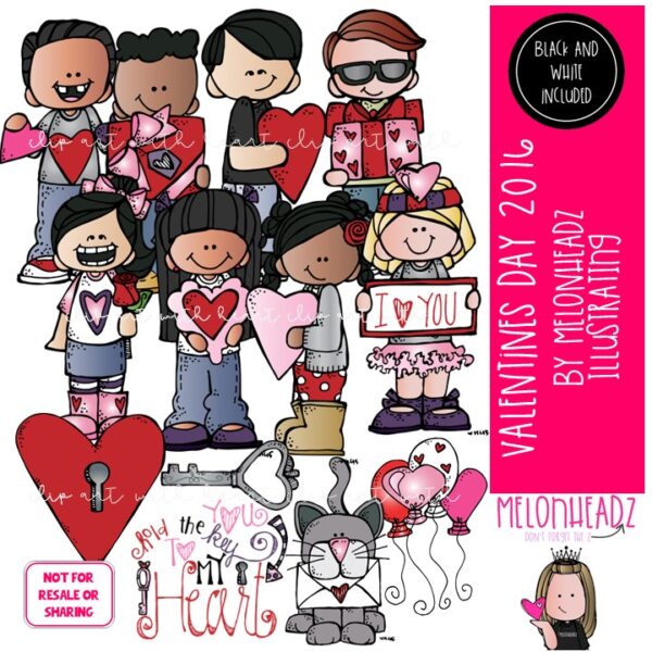 Valentines Day clip art 2016 - COMBO PACK