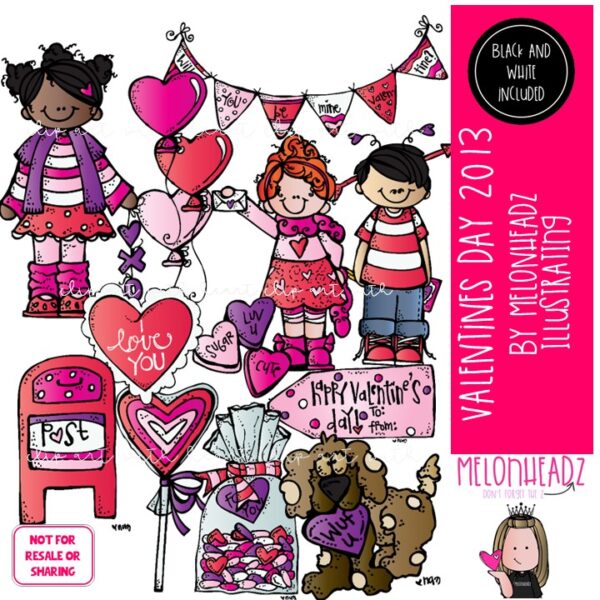 Valentines Day 2013 clip art - COMBO PACK