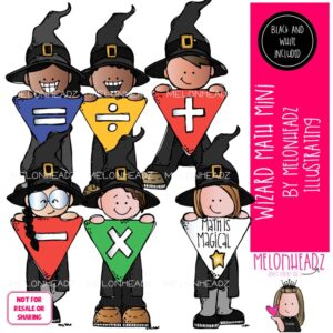 Wizard clip art, Math Mini