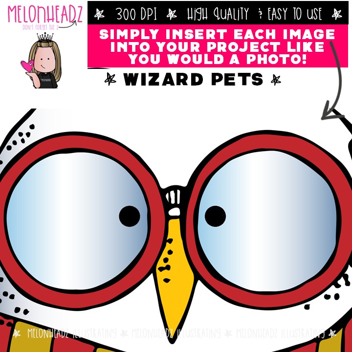 Wizard clip art, Pets Mini - Image 3