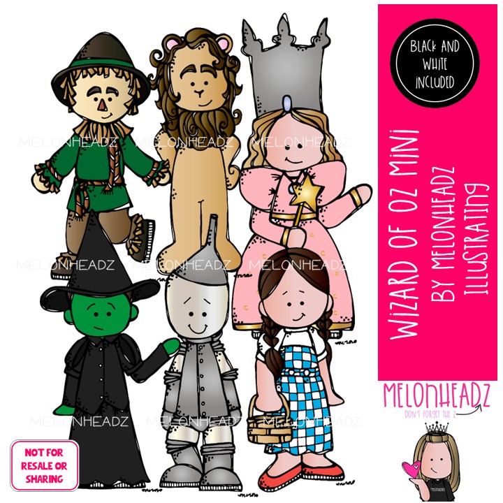 Wizard of Oz clip art Mini, literature, book companion