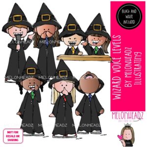 Wizard clip art, Voice Levels Mini