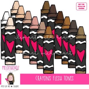 Crayons clip art, Skin Tone, Single Image