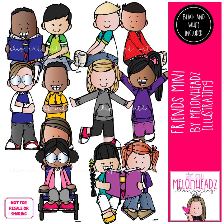 Friends clip art, Pairs, Companion Mini