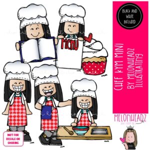 Chef clip art, Kym, Melonheadz Characters Mini