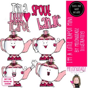 I'm a little Teapot clip art, literature, book companion Mini