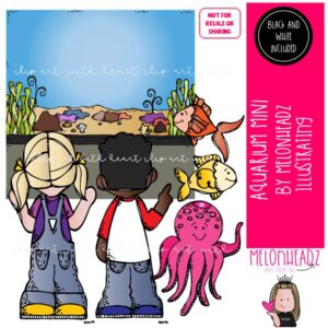 Aquarium clip art, Octopus clip art, Fish clip art Mini