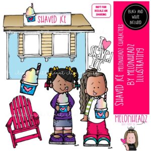 Shaved Ice clip art, Melonheadz Characters Mini