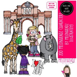 Zoo clip art Melonheadz Characters clip art Lucy Doris clip art Mini