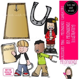 Horseshoes clip art, Melonheadz Characters, game Mini