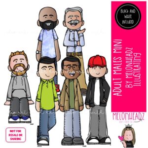 Adult Males clip art, Man clip art Mini