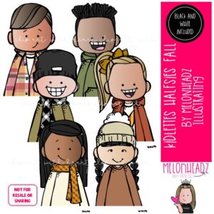 Kidlette Halfsies clip art,Fall clip art Mini
