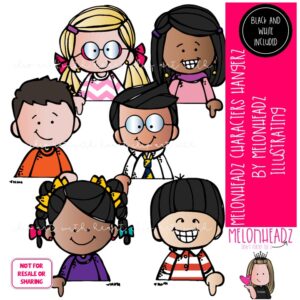 Melonheadz Character clip art, Hangerz, Toppers Mini