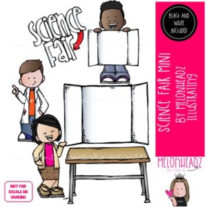 Science Fair clip art, school Mini