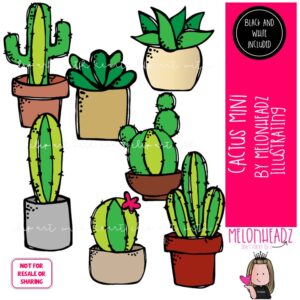 Cactus clip art, desert, plant Mini